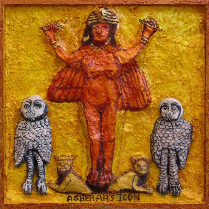 Asherah's Icon, painted by Henry Sultan. Click to enlarge.