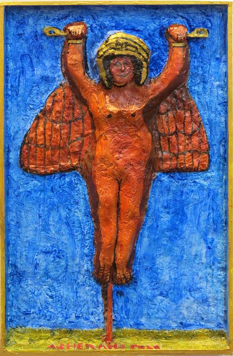 24.11.Asherah's Pole, painted by Henry Sultan. Click to enlarge.