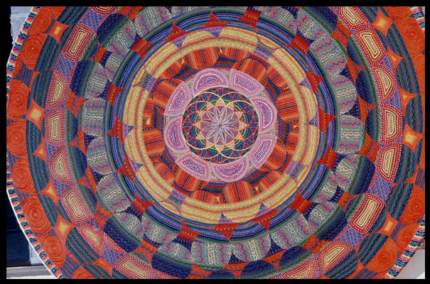 Nuclear Mandala, painted by Henry Sultan.