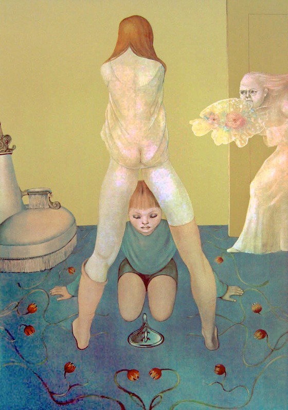 'Kinderstube', painted 1970 by Leonor Fini.
