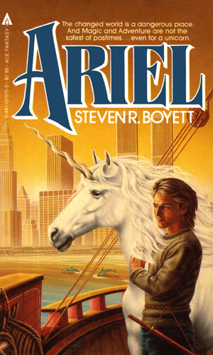 Cover of 'Ariel' by Steven Boyett, 1983 edition.