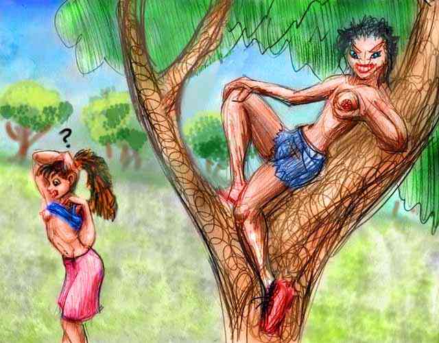 I dream I'm a breast bandit. I pull off detachable breasts and take them to my thieves' nest up a tree.