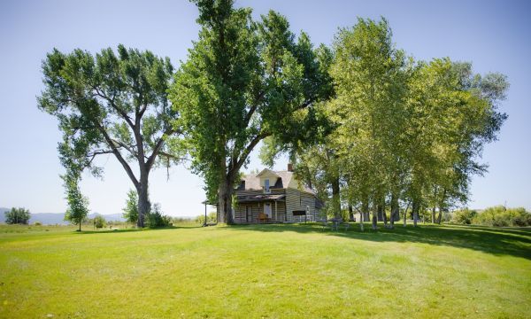 House of Plenty Coups near Pryor, Montana.