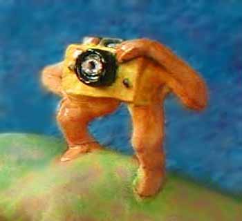 Me as a camera with legs and arms.