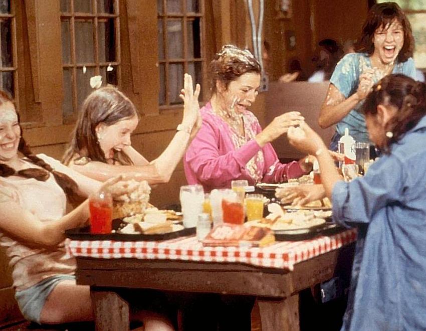 Foodfight in 'Little Darlings', 1980.