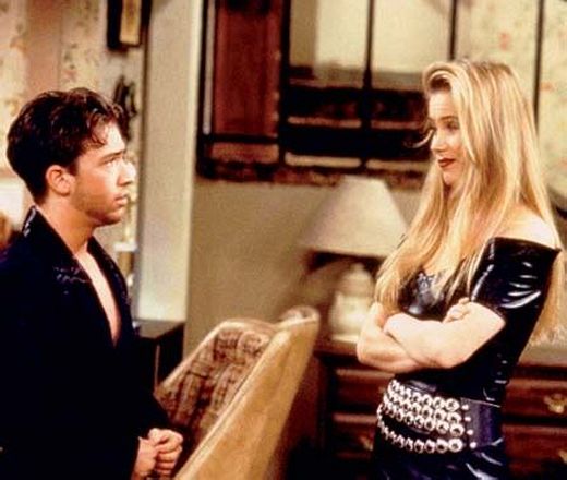 Bud and Kelly (Christina Applegate) from 'Married with Children'.