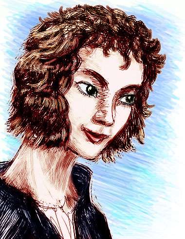 Sketch of a dream by Wayan: Audrey, a clever, Anglo-French, short curly brunette who dates Gaston