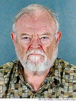 William Ayres, therapist convicted of abusing child clients. Mug shot.