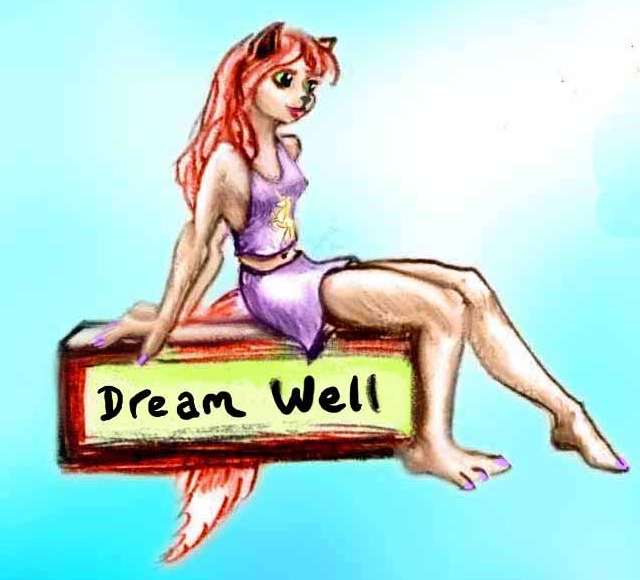 Sketch of Dream-tan by Wayan; concept by Madellyne Waugh, influenced by a dream.
