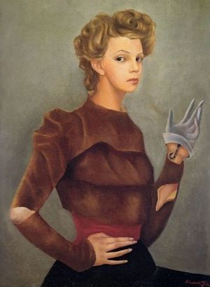 'Self-portrait with scorpion' by Leonor Fini.