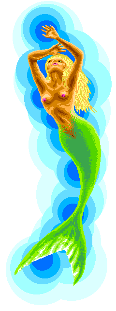 Dream: a green mermaid who's the Love Goddess.