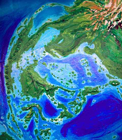 Indochina and Great Java, on an alternate Earth called Jaredia