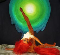 Ariel, a centauroid dancer, in 'The Green Sun'. Click to enlarge