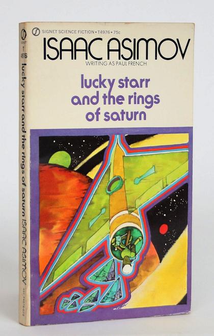 Cover of 'Lucky Starr and the Rings of Saturn by Isaac Asimov.