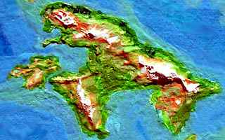 Eyjan, a near-polar island in the Averorn  Group on Lyr, a model of a huge sea-world
