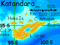 Katandara in the western Polesotechnic Strip, a string of small continents on Lyr, a planet-building experiment.