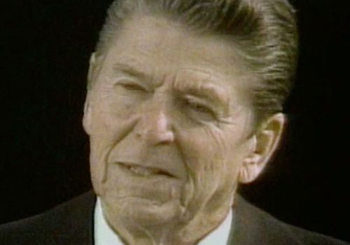 Ronald Reagan, implementer of trickle-down economics.