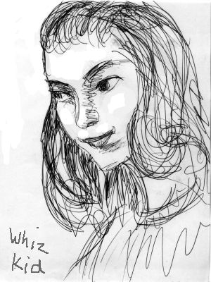 Alice the Whiz Kid; dream sketch by Wayan