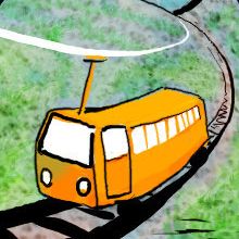 Trolley into the hollow hills. Dream sketch by Wayan.