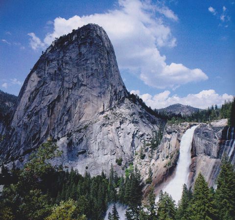 Nevada Fall and Liberty Cap, Yosemite. Photo by Scott Miller.