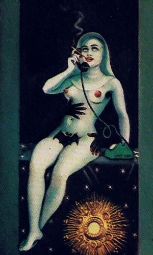 Detail of 'My Tomb' by Clovis Trouille.