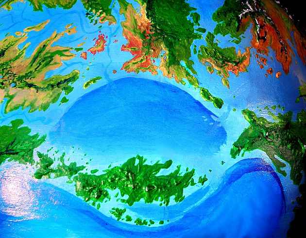 Orbital photo of Frolconia, the huge island between Continent 6 and Continent 8 on Pegasia, an Earthlike moon.