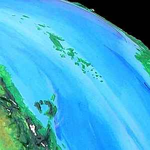 Orbital photo of the Isles Between Continent 8 and Continent 9 on Pegasia, a world-building experiment.