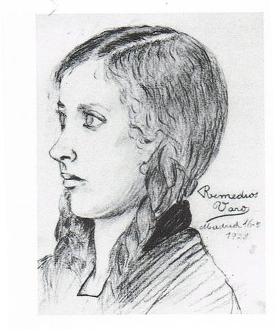 Self-portrait, May 1923, by Remedios Varo. Click to enlarge.