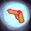 Thumbnail of a red squirtgun full of green acid.