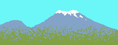 Kilimanjaro on the horizon.