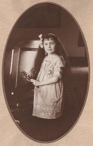 Photo of writer Joan Grant as a child.