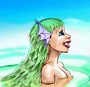 Claire, a freshwater mermaid