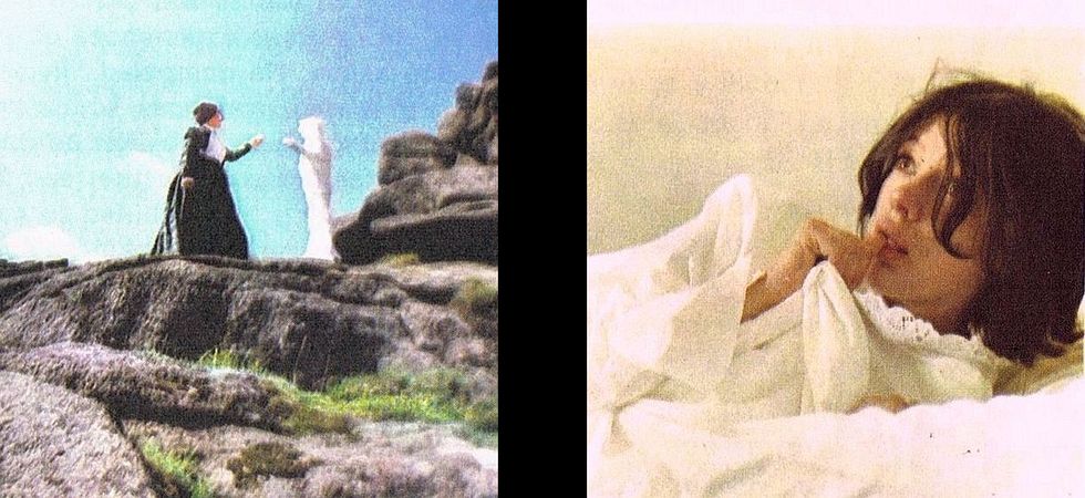 Woman finds pillar of salt; wakes sucking her thumb. Dream images ca.1868, staged photos ca.1965 by Mike Buselle.