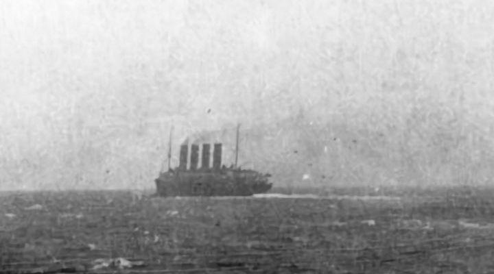 Last photo of the Lusitania, May 1, 1915.