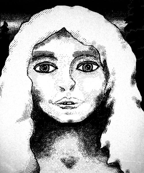 Moon Child, hippie musician on Titan. Dream sketch by Wayan. Click to enlarge.