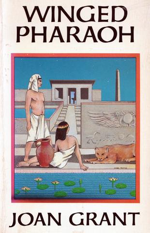 'Winged Pharaoh' by Joan Grant; book cover.