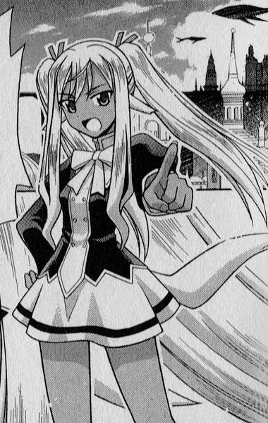 Emily Sevensheep, canine magic-student in the manga 'Negima' by Ken Akamatsu.